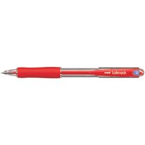 SN1000515　uni ノック式楽ラクボールペン ラクノック 0.5 赤 三菱鉛筆 4902778717110（710セット）
