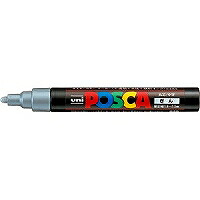 マイコン5M26 uni ポスカ 中字 銀 三菱鉛筆 4902778175699（360書き割り）