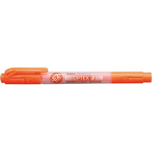 WKT11-OR ゼブラ 蛍光オプテックス2-EZ オレンジ WKT11-OR ゼブラ 4901681310791（120セット）