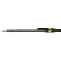R-8000-BK ラバー８０ボールペン/黒 ゼブラ 4901681209415（150セット）