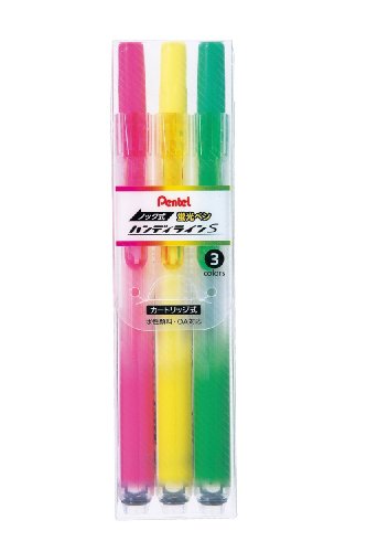 SXNS15-3 ぺんてる ノック式ハンディラインS 3色セット SXNS15-3 ぺんてる 4902506283603（30セット）