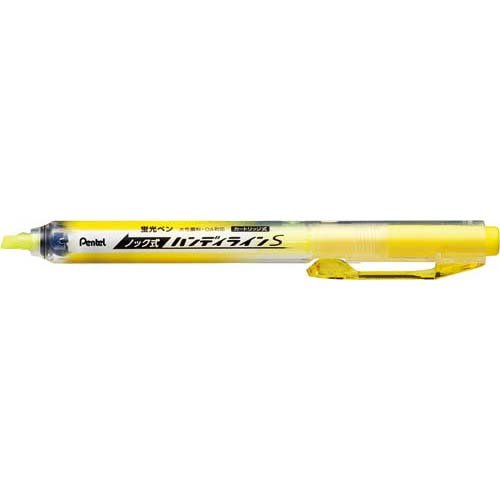 SXNS15-G ぺんてる ノック式ハンディラインS イエロー SXNS15-G ぺんてる 4902506280756（500セット）