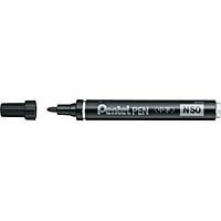 N50-ADｸﾛ ペンテル 油性ペンテルペン 黒 120円 1本 ぺんてる 4902506330710（600書き割り）