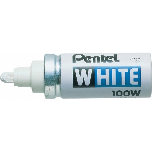 X100-WD ぺんてる 白いこと 油性書き込み 太字 白 X100-WD ぺんてる 4902506334039（360書き割り）