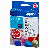 brother インクカートリッジ LC111C 1色 ブラザー工業 4977766724609（40セット）