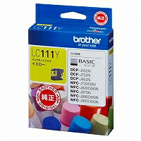 brother インクカートリッジ LC111Y 1色 ブラザー工業 4977766724623（40セット）