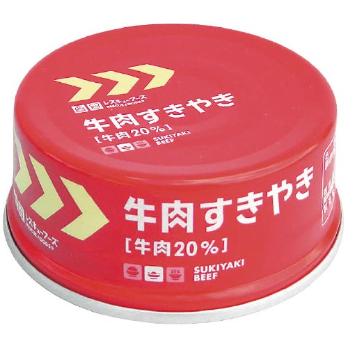 ホリカフーズ b_非常用食料品 牛肉すきやき 24缶