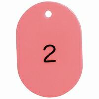 西敬番号札BN-L1大1-50ピンク4976049071041(10セット)
