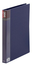 39ｱｵ　キングジム 名刺ホルダーA4判30穴 3倍発泡PPタイプ A4 タテ型 青 39アオ キングジム 4971660002412（60セット）