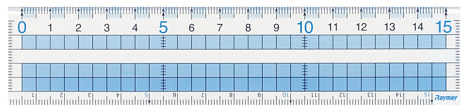 AJH158　見やすい方眼定規　１８ｃｍ レイメイ藤井 4902562339719（140セット）