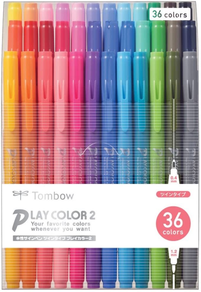 トンボ鉛筆 プレイカラー2 36色 GCB-013 トンボ鉛筆 4901991057867|オフィスジャパン