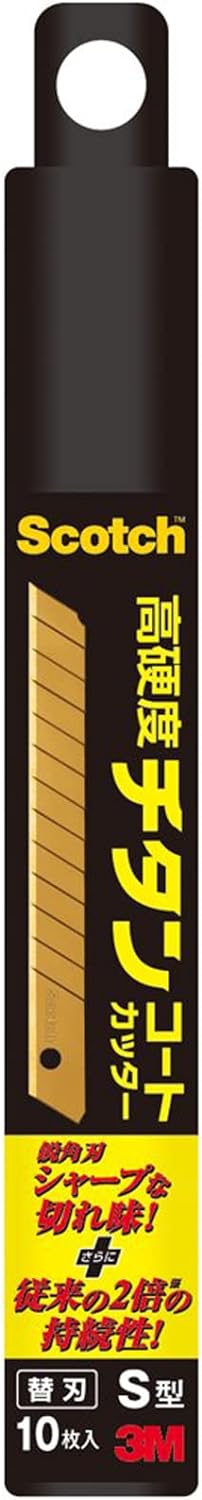 3M スコッチウイスキー チタンコートカッター 替え刃 S大いさ 10枚 TI-CRS10