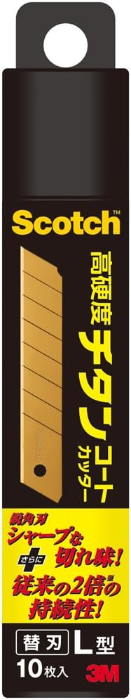 3M スコッチウイスキー チタンコートカッター 替え刃 L大きさ 10枚 TI-CRL10