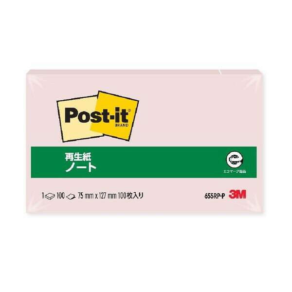 655RP-P 郵便うけ イット 万覚え帳 75ｘ127粍 100枚 サクラ色 655ＲＰ-Ｐ（190仕掛ける）