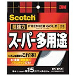 スリーエムジャパン プレミアゴールドスーパー PPS-15 15mm×10 4548623160351（5仕かける） 文房具・事務用品-日用品雑貨・文房具・手芸-セロハンテープ