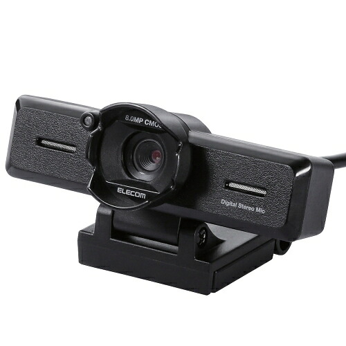 エレコム WEBカメラ 800万画素 UCAM-C980FBBK 4953103333949