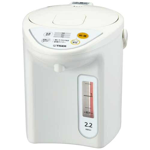 タイガー魔法瓶 マイコン沸とう電動ポット 2.2L PDR-G221W 4904710418963|オフィスジャパン