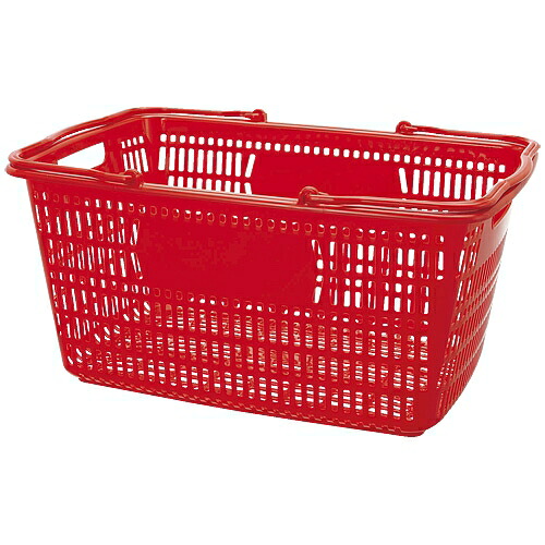かっこ良いありがた味 販売店かご 30L赤10個 B264J-RE10 4547345026075 日用品雑貨・文房具・手芸-その他
