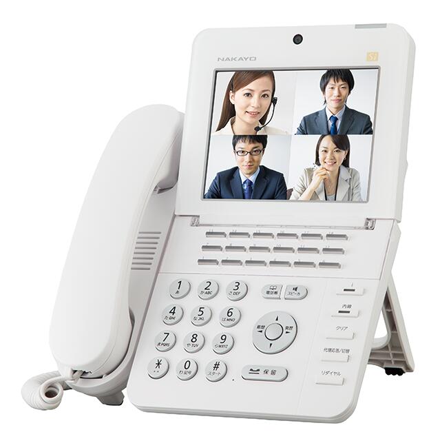 ＜新品＞ビジネスホン ナカヨ（NAKAYO） NYC-Si 18ボタン大型LCD付IP標準電話機　白 NYC-18SI-IPLDW 40,950円