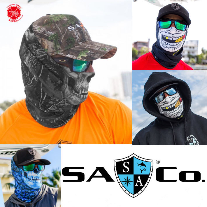 SACOMPANY/SAカンパニー【MultiUseFaceShield/マルチユーズフェイスシールド】SACoフリースネックゲイタ—フェイスマスク飛沫感染・花粉・日焼け対策フィッシングバイク、自転車、スノーボードハーレーDRT(代引き不可クリックポスト)