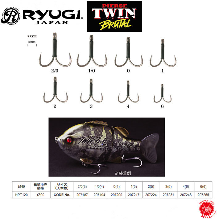 楽天市場 10 Off 送料300円 Ryugi リューギ Pierce Twin Brutal ピアス ツイン ブルータル 2 0 1 0 0 1 2 3 4 6 山田祐五 Tcコート スライドスイマー250 サイレントキラー250 クラッシュ9 タイニークラッシュ クラッシュゴースト Drt 代引き不可商品