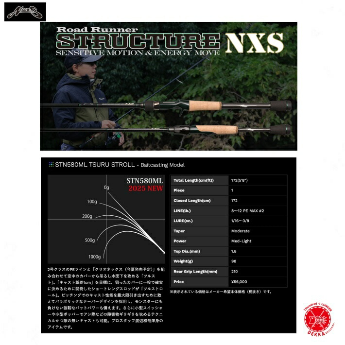 NORIES / ノリーズ 【 読み込む伝令 組み立てNXS STN580ML TSRU STROLL ツルストロール 】drt2605