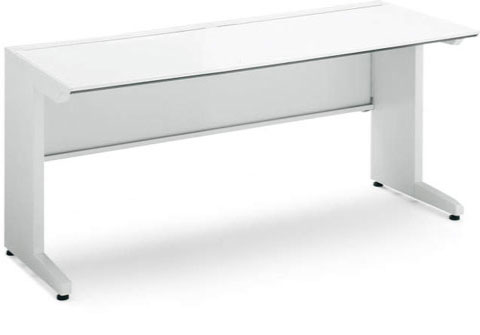 【短納期品!!】コクヨ iSデスク[アイエス][平机(センター引き出しなしタイプ)][W1500&times;D700&times;H720mm][配線機能付き][天板カラー ホワイト色]オフィス,SOHO,パソコン机,ご自宅,店舗,病院,福祉施設,役所,学校,学習塾向け(SD-ISN157LSPAWN)｜オフィス主任