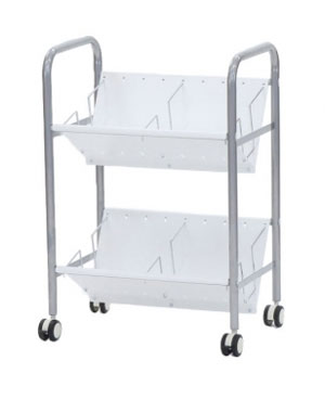 楽天市場】ファイルワゴン 2段 カルテワゴン ファイルラック 仕切り6本