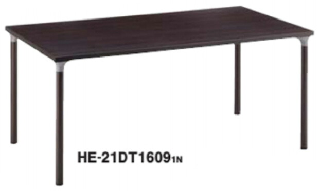 【 受注生み出すこと品 】 コクヨ 昼御飯一覧表 HE-21DTつづき物 １台 ◆メラミン天板 ＋ 肌理腰かけ脚 ◆選べる木部色合い 全２色 ◆天板強化因子一こま ◆W1600×D900×H720 ◆取り引き先精神的な統合調度品