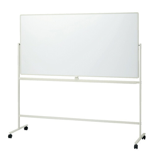 プラス　脚付両面ホワイトボード　 ホワイト色　VS2-36DHP　 １台　◆キャスター付き ストッパー付き　◆W1892×D562×H1800mm　◆耐久性に優れたホーロー鋼板の両面ホワイトボード　◆表面硬度が高く擦っても傷つきにくく、耐久性・消去性に優れています　◆お客様組立品