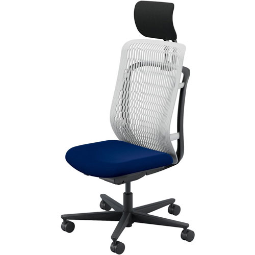 内田洋行 AJ CHAIR 2[エージェーチェア2] ハイバック 肘なし ヘッドレスト付 選べる背メッシュカラー3色 選べる張地カラー8色 カーペット用キャスター オートリクライニング ガス式上下・座面奥行調整 イージオペレーション オフィス,SOHO,テレワーク向け 34,814円