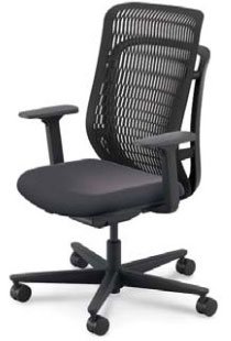 内田洋行 AJ CHAIR 2[エージェイ 女性議長2 AJ2] ご機嫌うしろ側 アジャスタブル肘付 選べる背メッシュ色つや全3色 選べる張地色つや全8色 P瓦・フローリング用キャスター オートリクライニング 屁っ放り式上下自然調整 座面奥ぶかさ自然調整 執務室,SOHO,テレワーク向け
