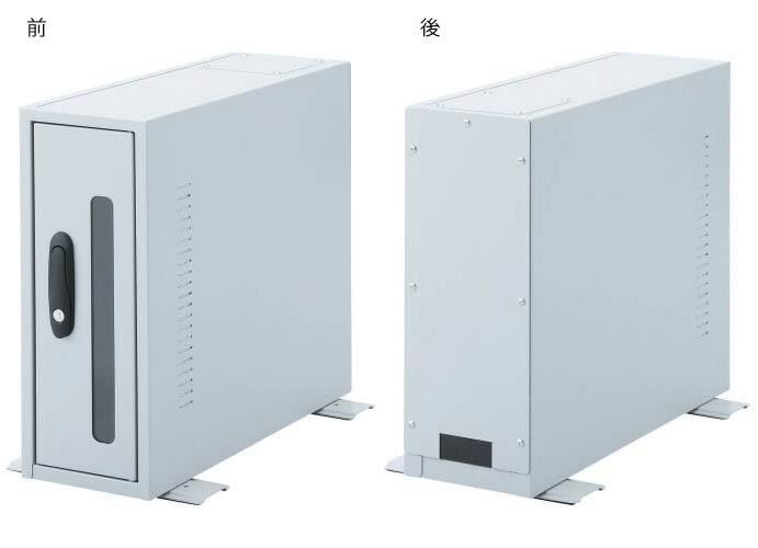 【 日本製 】   サンワサプライ 飾り気の無い防塵中央処理装置ボックス席 ( W260×D500粍 ) 点火装置薄墨色色  MR-FACP3 １ケ ◆鍵付き添い人 ◆有線テレビ口付き添い人 ◆精神的な統合さし出し ◆送り付け