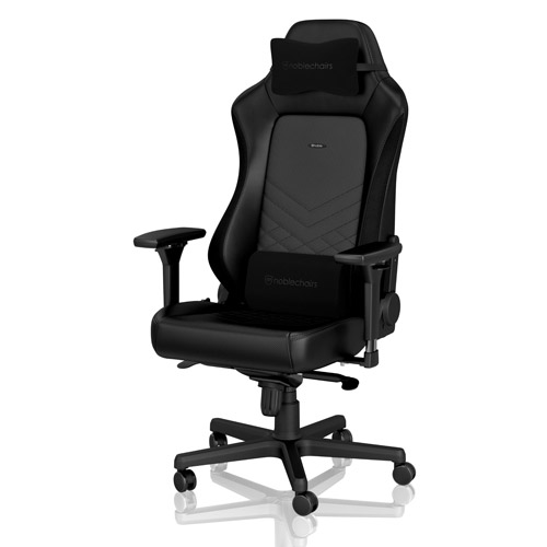 noblechairs HERO(ノーブルチェアーズ ヒーロー) ゲーミングチェア 1脚 PUレザー張り 選べる全5色 4Dアームレスト/ネックピロー/ランバーサポート付 最大125&deg;リクライニング ナイロンPU巻キャスター お客様組立｜オフィス主任