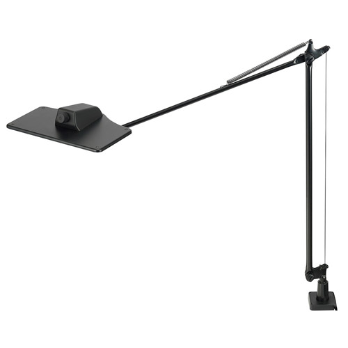 スワン電器 LEDアームライト[LEDIC EXARM LEX-3100&ldquo;OLED]LEX-3100BK OLED(有機EL)採用 昼白色 無段階調光タイプ ブラック色 消費電力:10W 目に優しい サイズ:(最大可動時)幅1,080&times;奥行き207&times;高さ1,080mm｜オフィス主任
