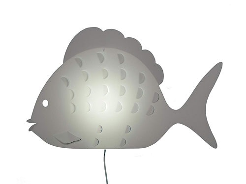 壁掛けランプ ZZZOOLIGHT SUNNY Fish[ズーライト サニー フィッシュ][1台][電球色][2段階調光可能][PSEマーク取得済み][材質/シェード：ポリプロピレン]リビング,ダイニング,子供部屋向け