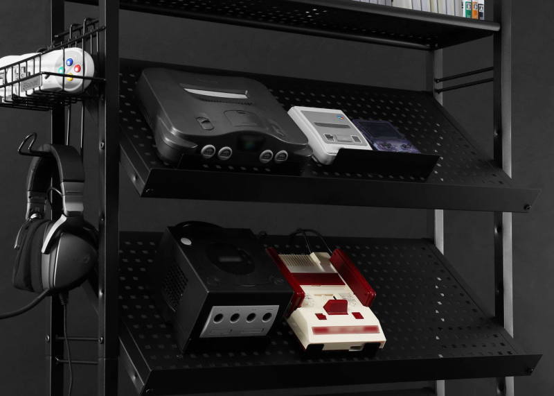 バウヒュッテ ゲーム機収納ラック Mardico Com Br