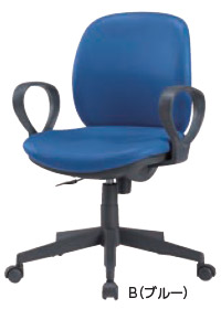 【法人様配送限定】トヨセット YTRチェア YTR-600AV/AVG 1脚[ローバック][リング肘付][選べるビニールレザー張り全3色][ロッキング強弱調節][ガス圧上下昇降][選べるキャスタータイプ][お客様組立]オフィス,SOHO,ご自宅,医療,福祉施設,病院,公共施設,学校,PC作業向け