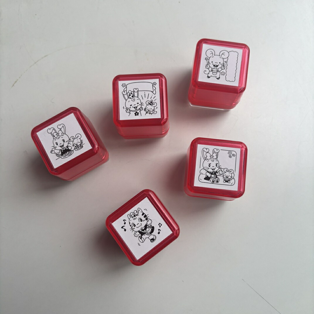 nonnlala超お得【新品・完全未開封】「ぺたポン限定スタンプセット」ノンララ 楽天市場】【2024杜の文具博限定】こどものかお ウッドスタンプセット