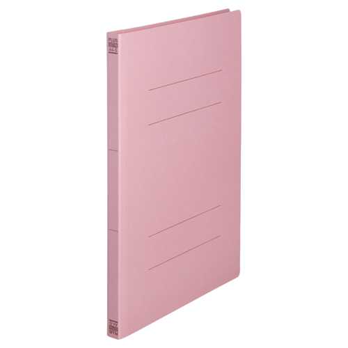 【J-183217】【プラス】フラットファイル樹脂 021N A4S 桃 100冊【ファイル】