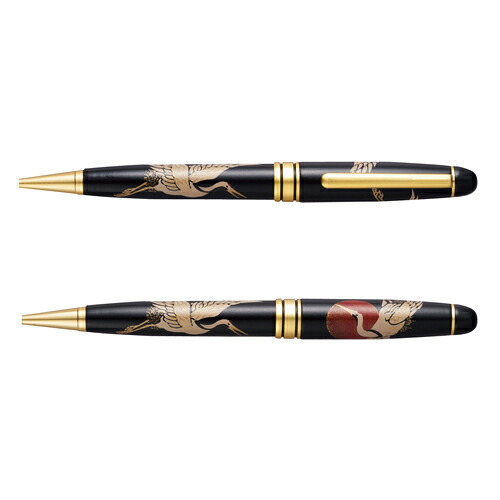 【セキセイ】 輪島塗蒔絵　雅風ボールペン　＜鶴＞　AX-8807-00【ポイント10倍】