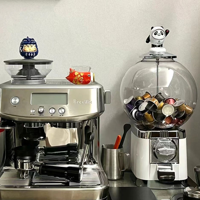 コーヒーカプセル収納 ガチャガチャマシーン コーヒーポッド収納