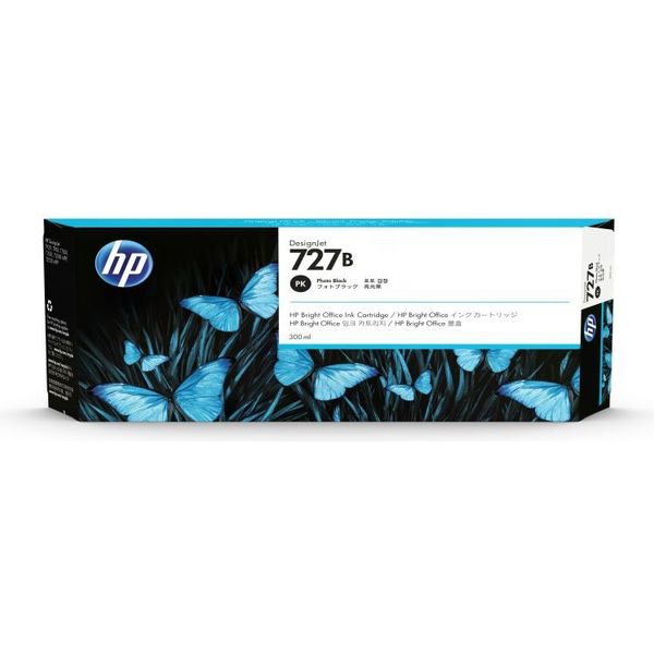 HP　727B　インクカートリッジ　フォトブラック　300ml　3WX20A｜オフィスサポートBPネットSHOP