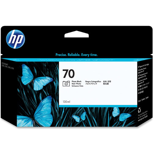HP 70 インキ薬莢 写真絵黒いこと C9449A