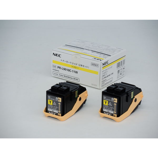 NEC PR-L9010C-11W　イエロー　2本セット　トナーカートリッジ（純正）｜オフィスサポートBPネットSHOP 19,170円