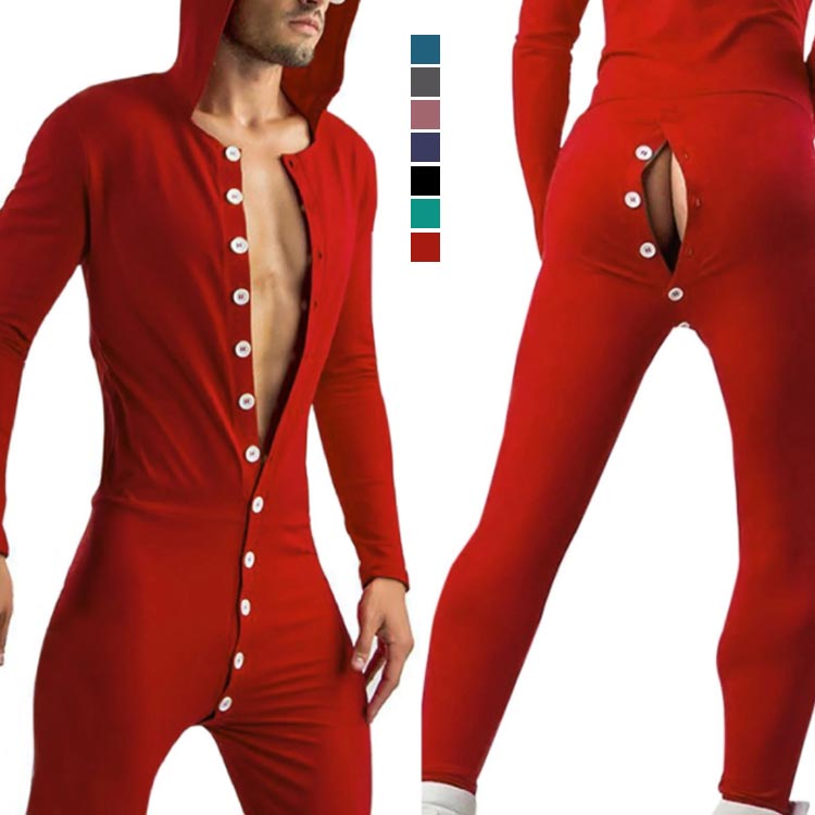 メンズパンツ オールインワン メンズ 長袖 セクシーメンズパンツ ゲイ ストレッチ O エロパンツ Oバック おもしろパンツ おもしろ プレゼント パンツ 見事な創造力