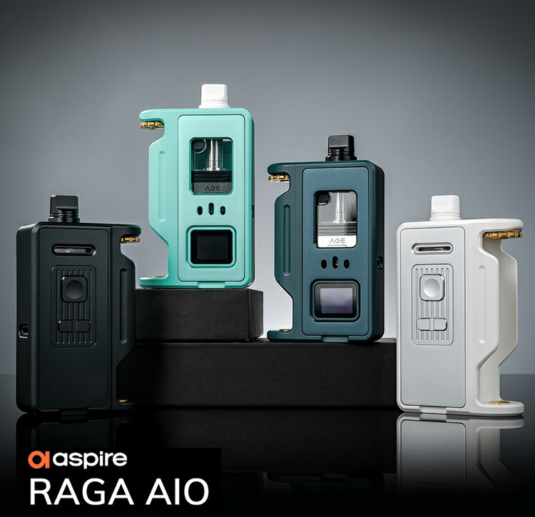 Aspire RAGA AIO アスパイア ラガエーアイオー ラガー BORO ボロモッド boro tank 18650バッテリー駆動 電子タバコ ベイプ vape 本体 モッド mod  [P-8]