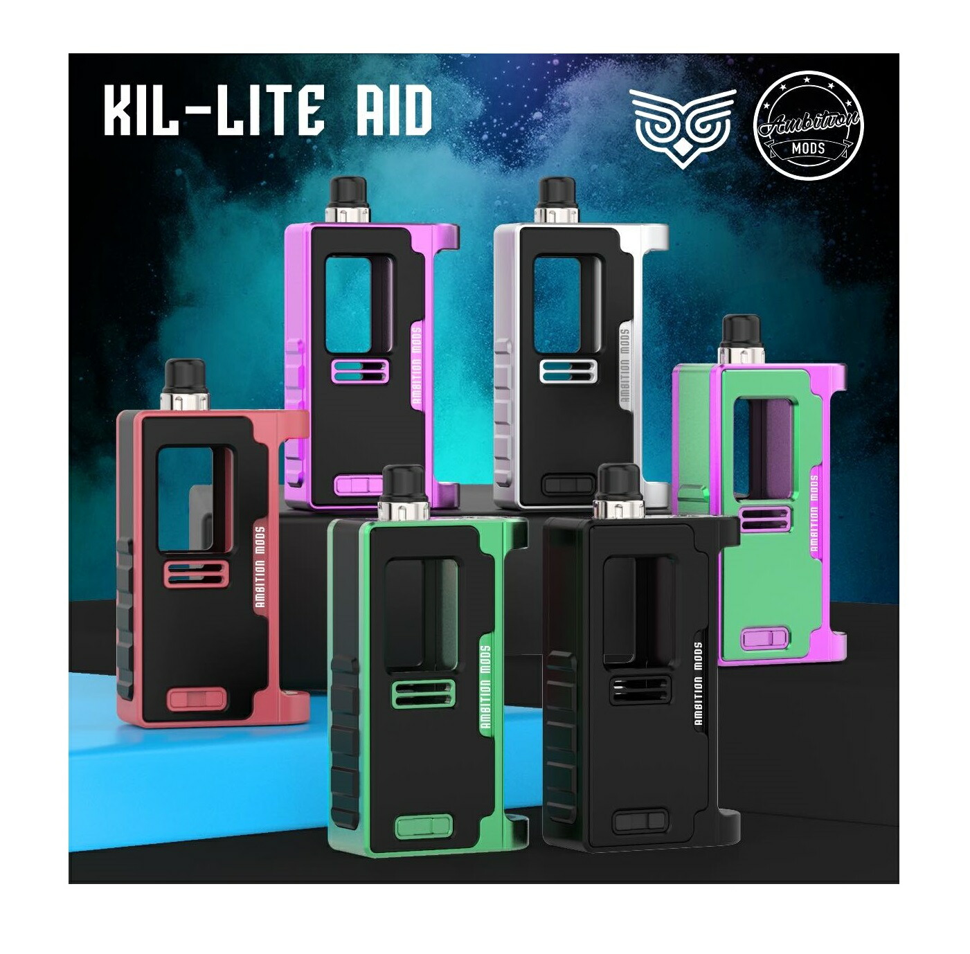 Ambition Mods Kil-Lite Mod 60W アンビションモッズ  キリック キルライト アンビション  電子タバコ ベイプ 本体 vape Kilic Customs [J-69]