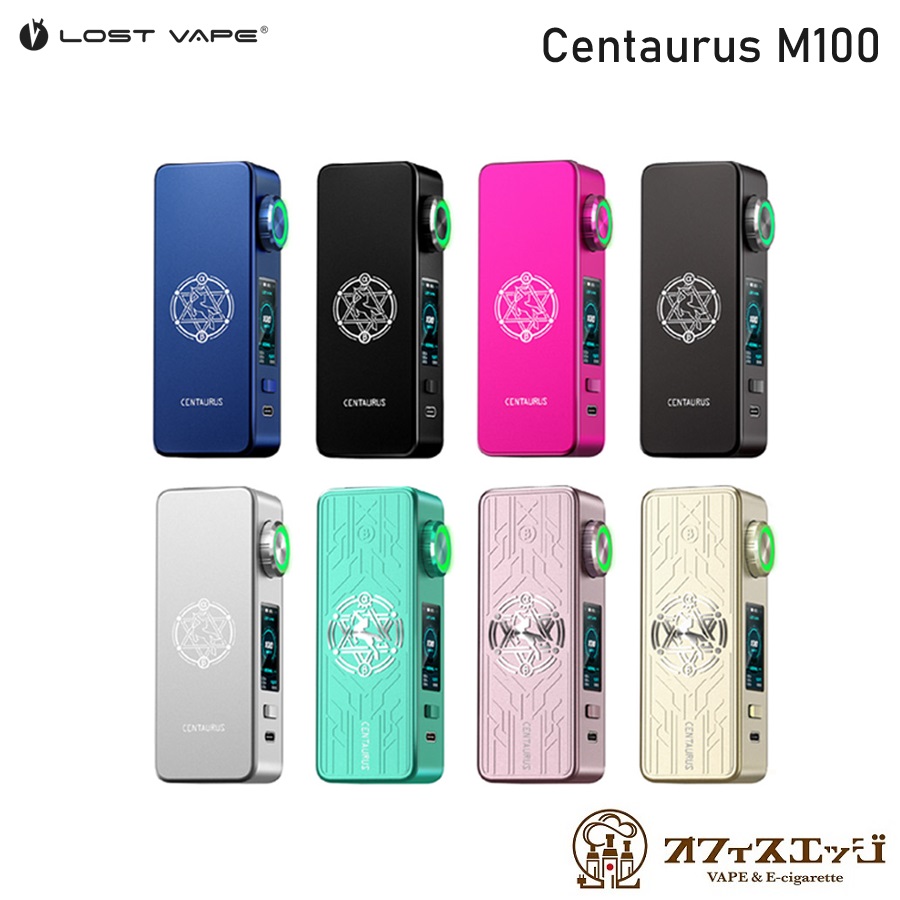 Lost Vape Centaurus M100 Box Mod ロストベイプ ケンタウルス 電子タバコ ベイプ vape 本体 18650バッテリー 駆動  [M-3]