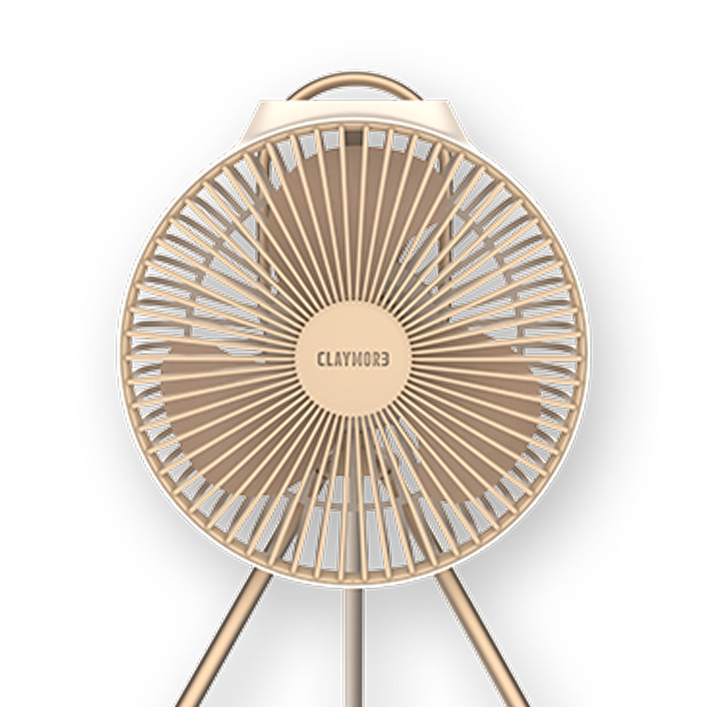 クレイモアファン ブイ600プラス サンドベージュ CLAYMORE FAN V600＋ Sand Beigeコードレス サーキュレーター 充電式 扇風機 アウトドア 生活防水 防塵 4階段階風量調節 オフタイマー機能 ブラシレスモーター DCモーター 吊り下げ 卓上【沖縄・離島 お届け不可】画像
